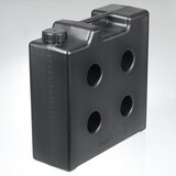 Space-saving canister, electrically conductive