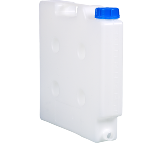Space saving canister with 3/4" threaded connection