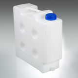 Space saving canister with 3/4" threaded connection