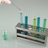 Stainless steel test tube rack