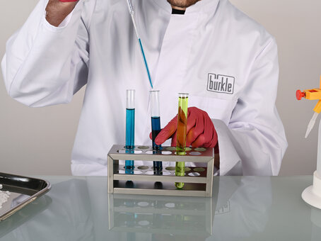 Stainless steel test tube rack