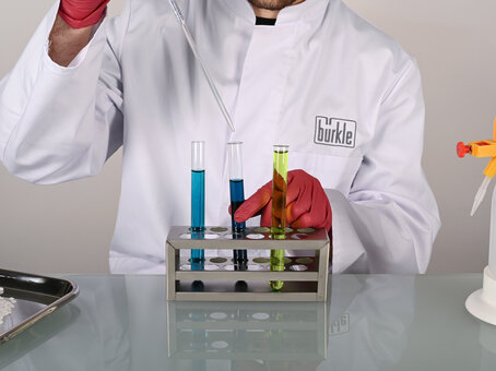 Stainless steel test tube rack
