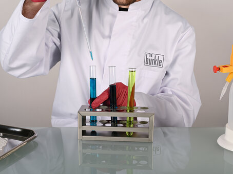 Stainless steel test tube rack