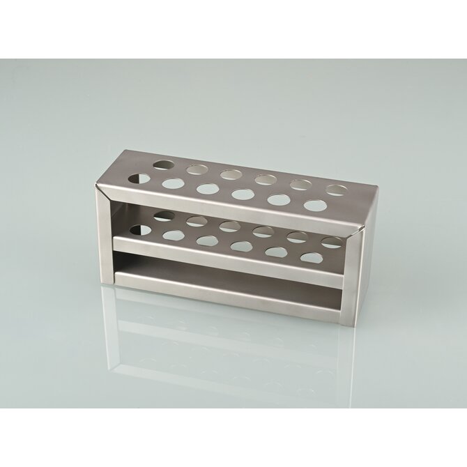 Stainless steel test tube rack