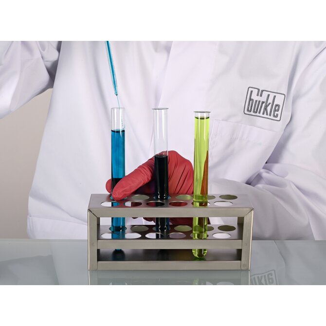 Stainless steel test tube rack