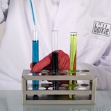 Stainless steel test tube rack