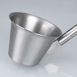 Stainless steel scoop