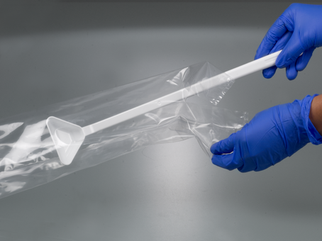 Ladle, long handle, disposable Bio, sterile