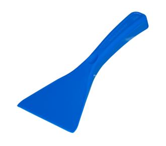 Scraper for foodstuffs, blue