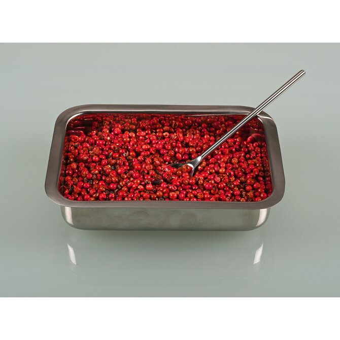 Stainless steel bowl, shallow form