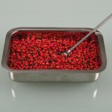 Stainless steel bowl, shallow form