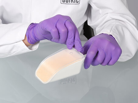 LaboPlast® scoop, disposable, with lid