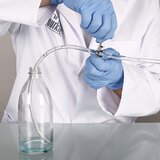Hose clamp/pinch cock according to Hoffmann
