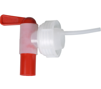 Threaded cap with stopcock