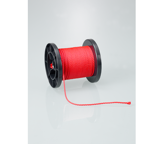 Plastic lowering rope
