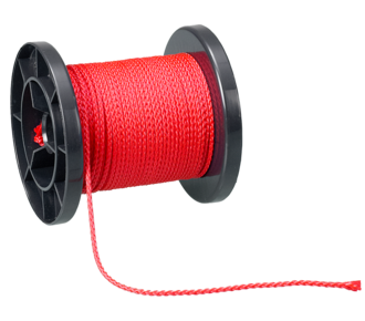 Plastic lowering rope
