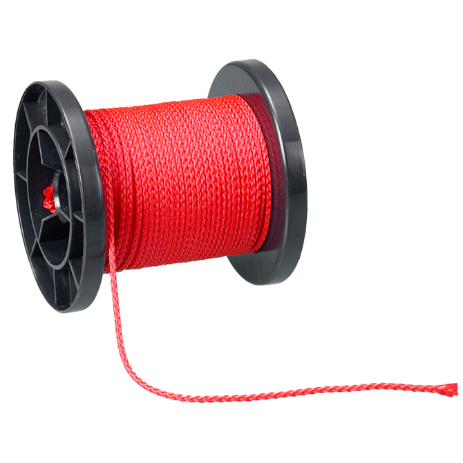 Plastic lowering rope