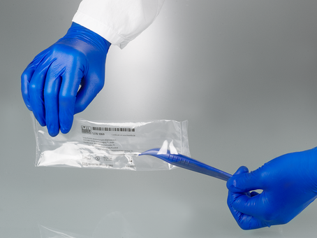 Detectable forceps, sterile, angled