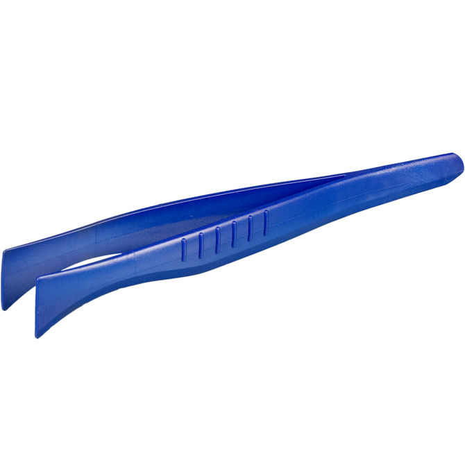 Detectable forceps, sterile, broad tip