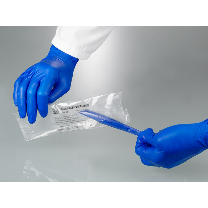 Detectable forceps, sterile, pointed