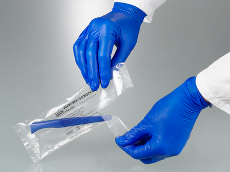 Detectable forceps, sterile, broad tip