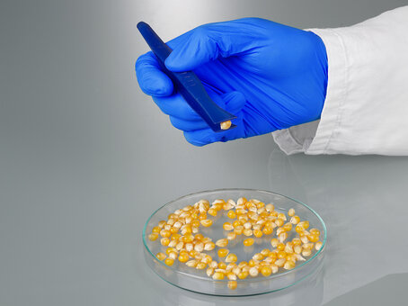 Detectable forceps, sterile, broad tip