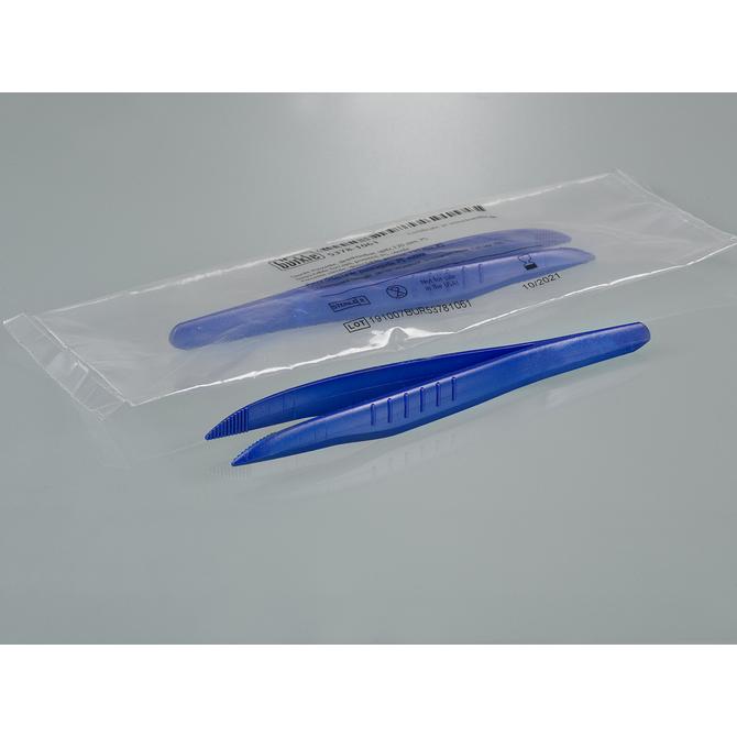 Detectable forceps, sterile, pointed