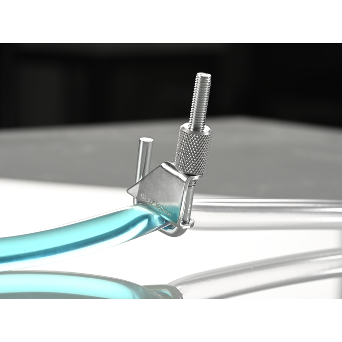 Tubing clamp stop-it metal