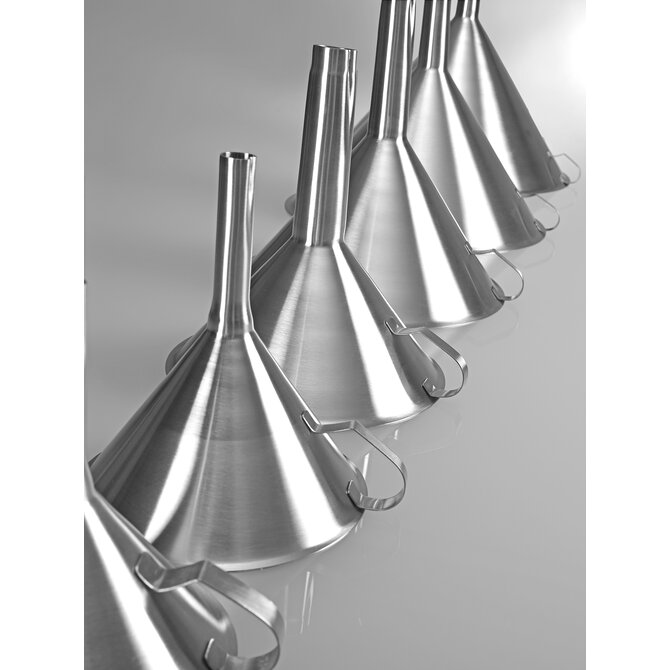 Stainless steel funnel