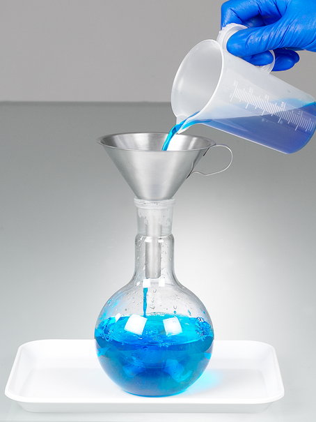 Stainless steel funnel