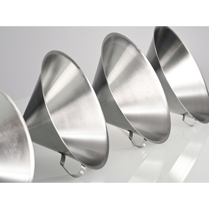 Stainless steel funnel