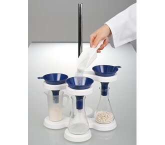 Detectable powder funnel