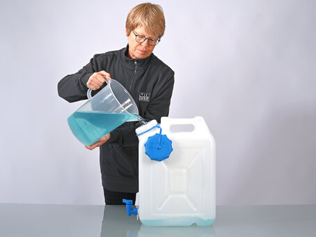 Wide-necked canister with 3/4" threaded connection