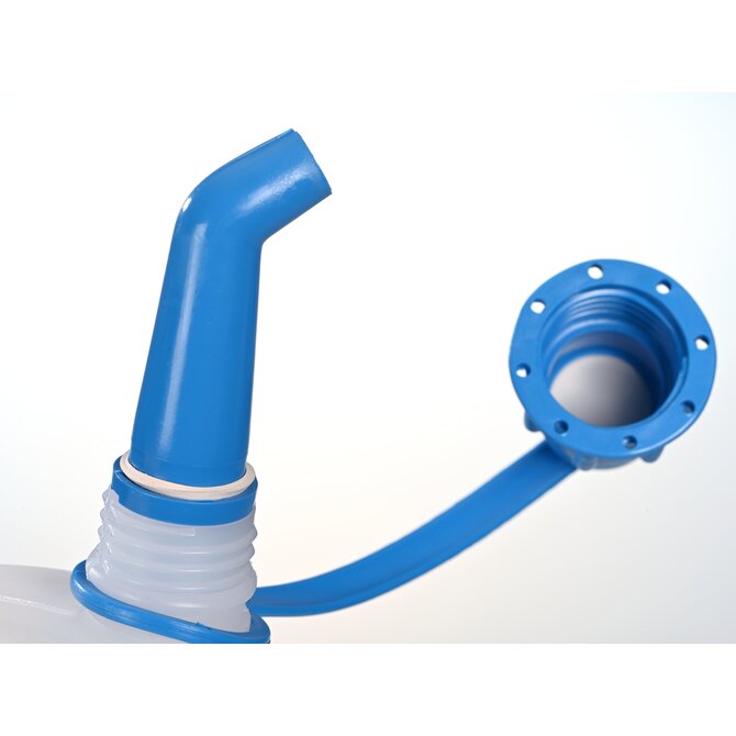 Wide-necked canister with 3/4" threaded connection