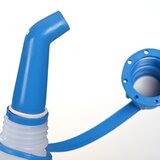 Wide-necked canister with 3/4" threaded connection