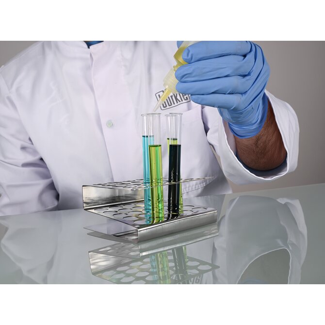 z-shaped stainless steel test tube holder