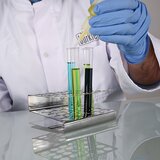 z-shaped stainless steel test tube holder
