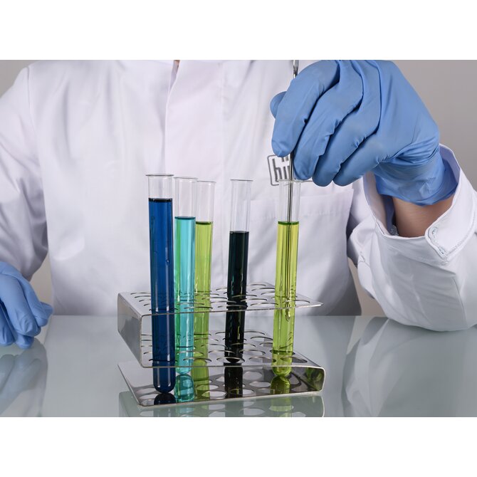 z-shaped stainless steel test tube holder
