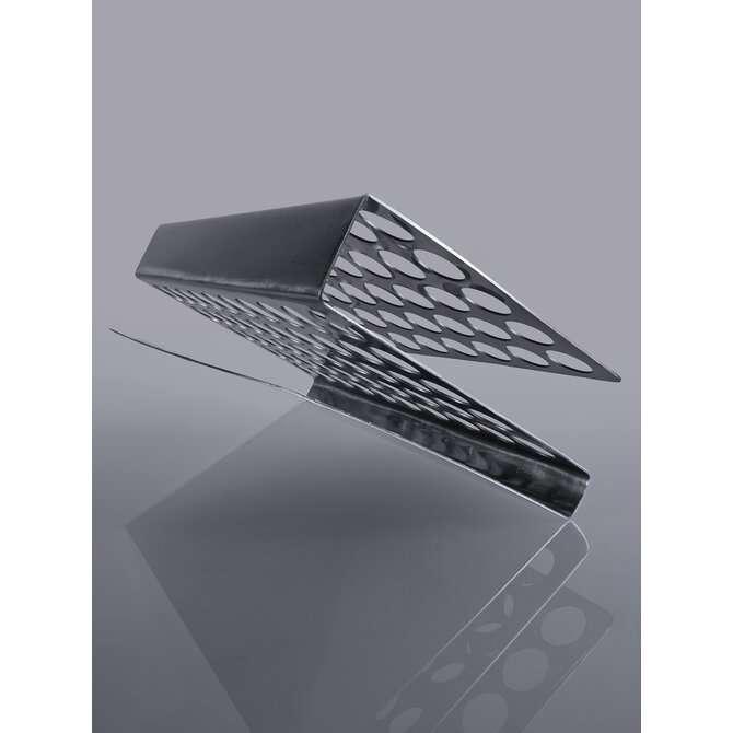z-shaped stainless steel test tube holder