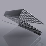 z-shaped stainless steel test tube holder