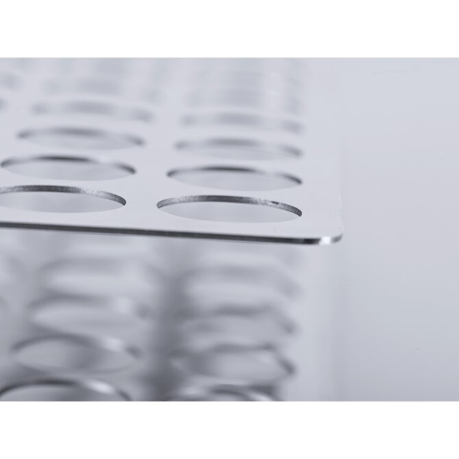 z-shaped stainless steel test tube holder