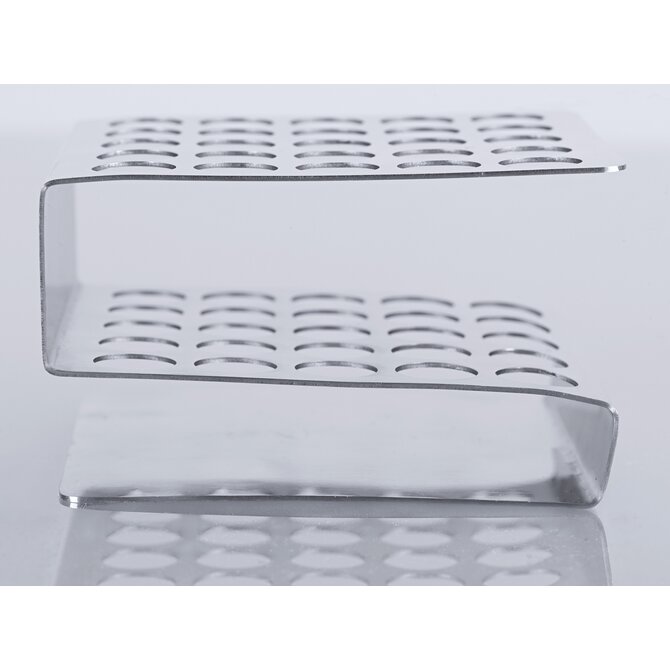 z-shaped stainless steel test tube holder