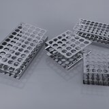 z-shaped stainless steel test tube holder