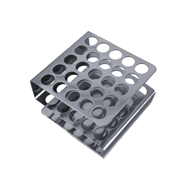 z-shaped stainless steel test tube holder