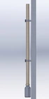 Drain safety stand mounted on the wall