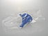 Blue disposable powder funnel