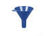 Blue disposable powder funnel