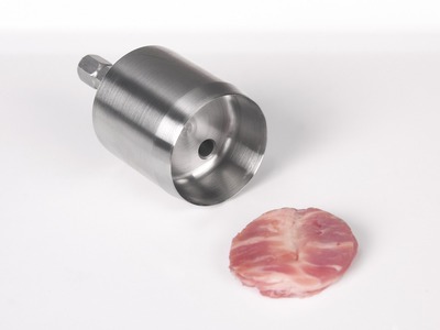 Drill head for carcass sampling & sample