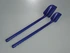 Detectable scoop, long handle, blue, 50 & 100 ml (1.69 & 3.38 oz)