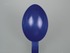 Detectable spoon, long handle, blue, detail of spoon